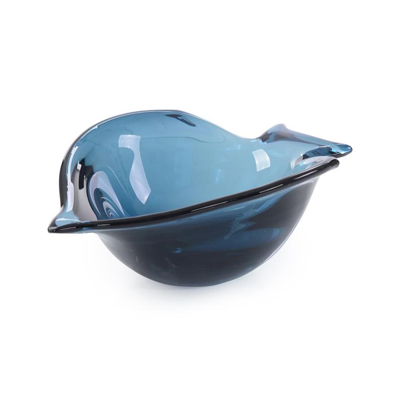 Hand Blown Abstract Bowl