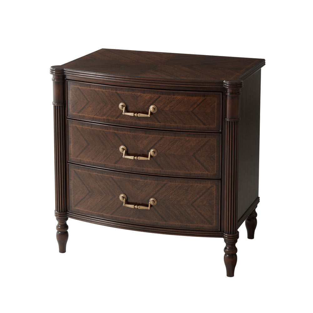 Nicolas Bowfront Night Stand