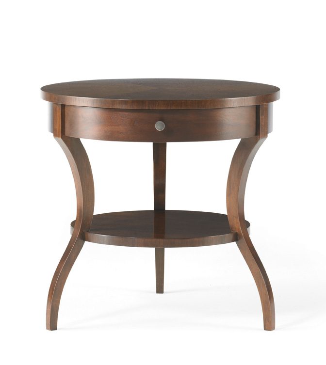 Tiered Round End Table