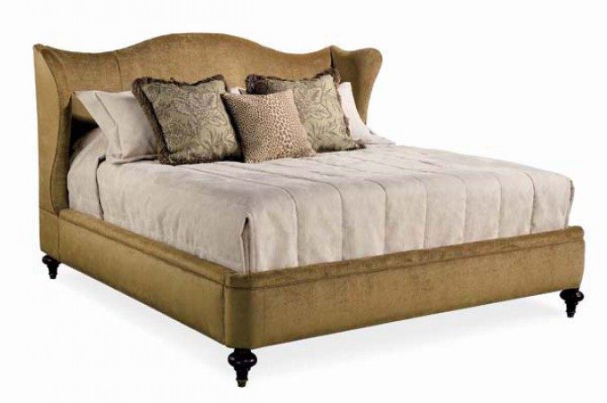 California King Upholstered Bed