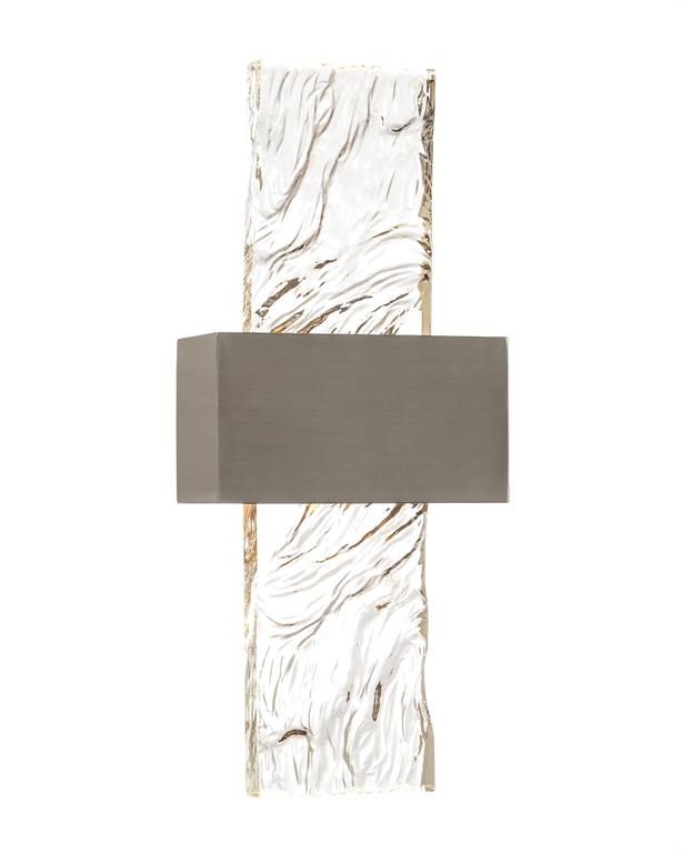 Glass Panel Single-Light Wall Sconce
