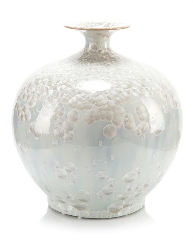 Winter White Jewel Vase