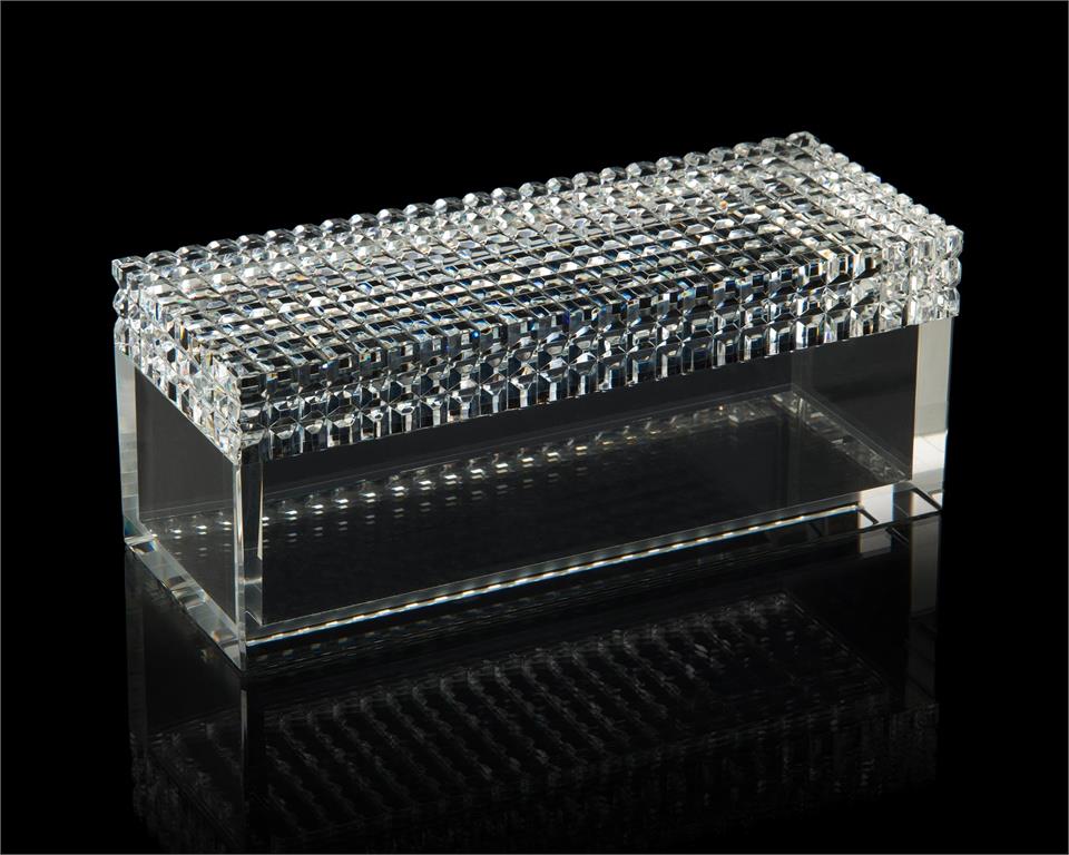 Square Cut Crystal Box