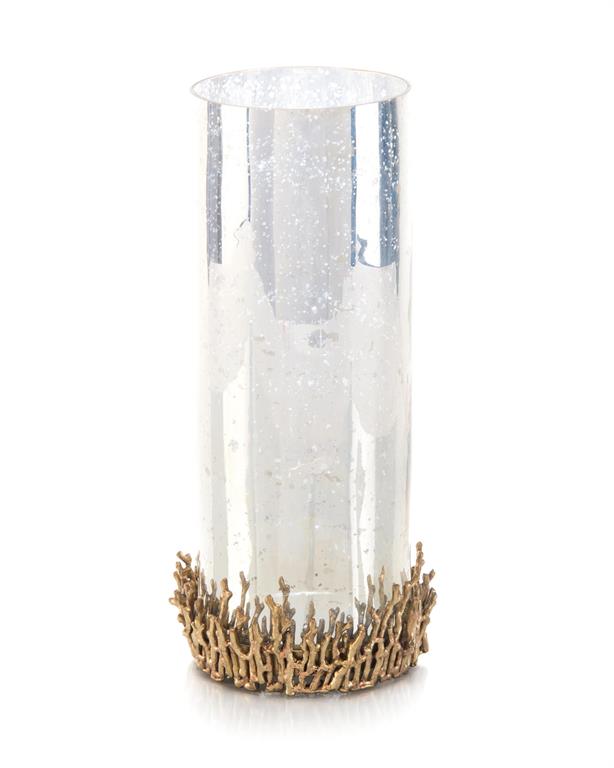 Studded in Brass Twigs Candleholder I