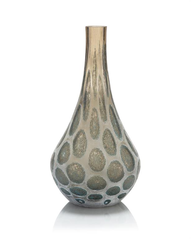 The Look of Agate Handblown Glass Vase Il