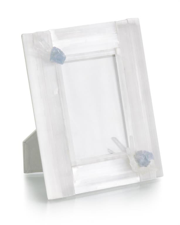 Selenite and Celestite Photo Frame