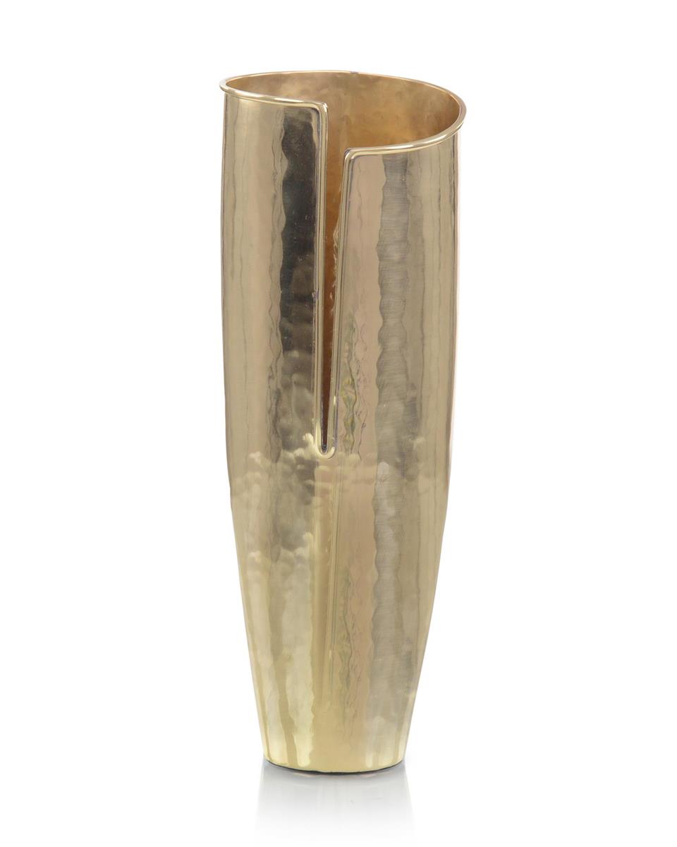 Sleek Brass Vase III