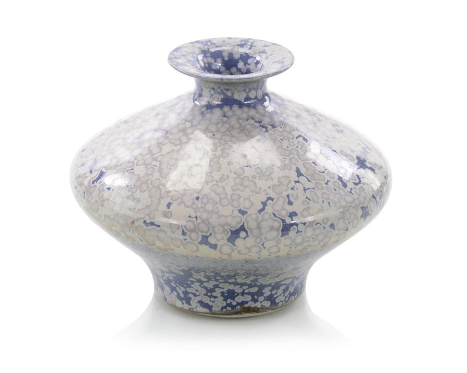 Speckled Blue Vase