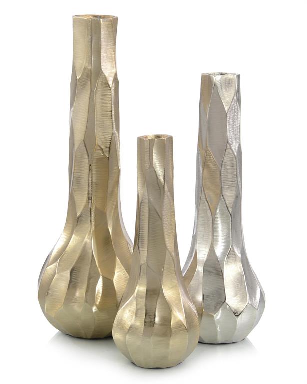 Set of Three Organic Harlequin Vases