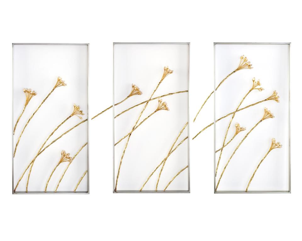 Set of Three Windswept Triptych Wall Panels