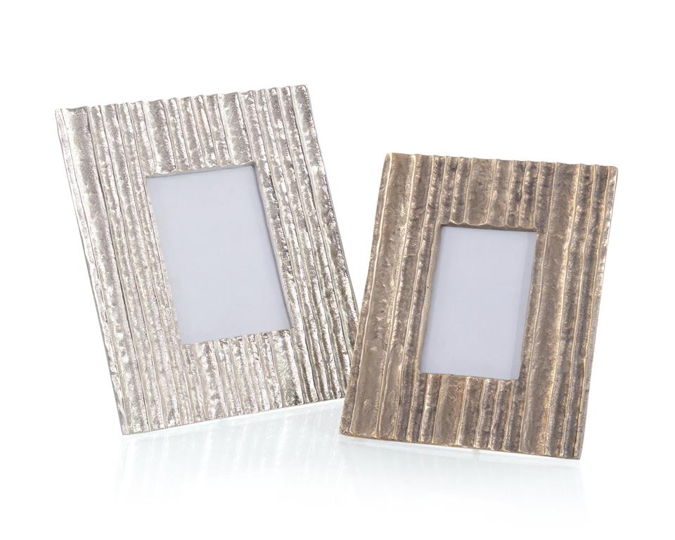 Set of Two Organic Striations Picture Frames