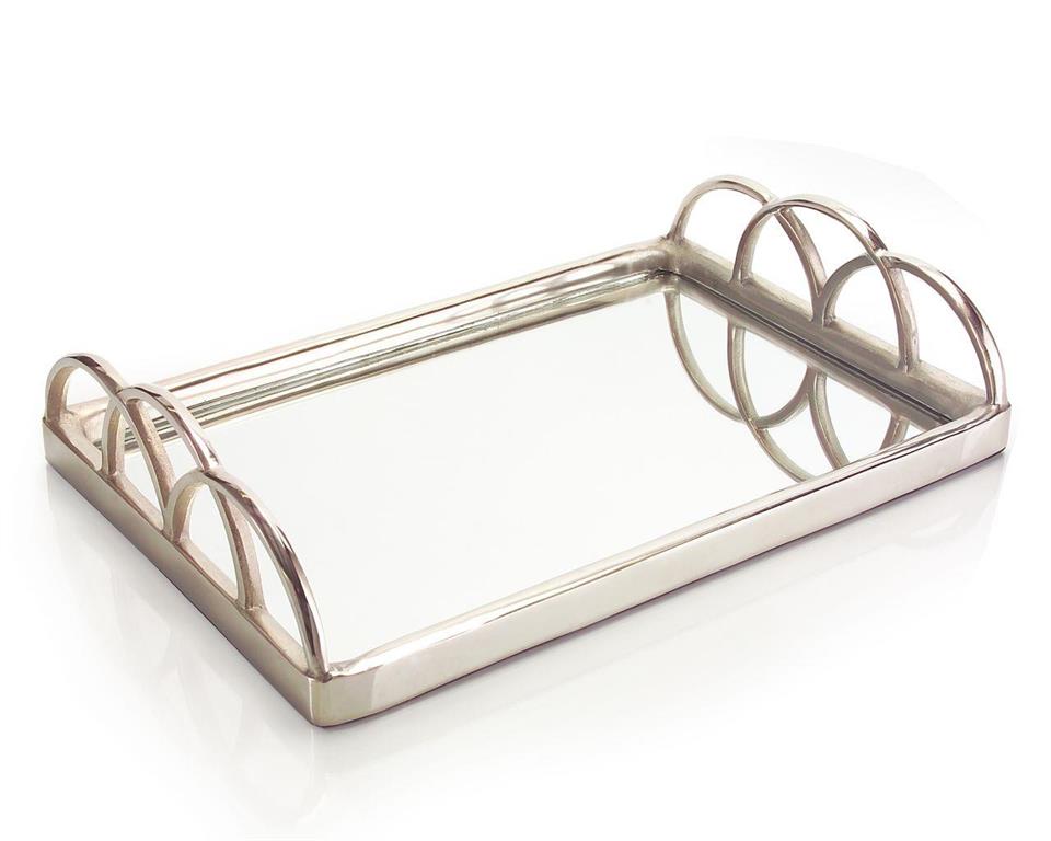 Silver Mirrored Tray