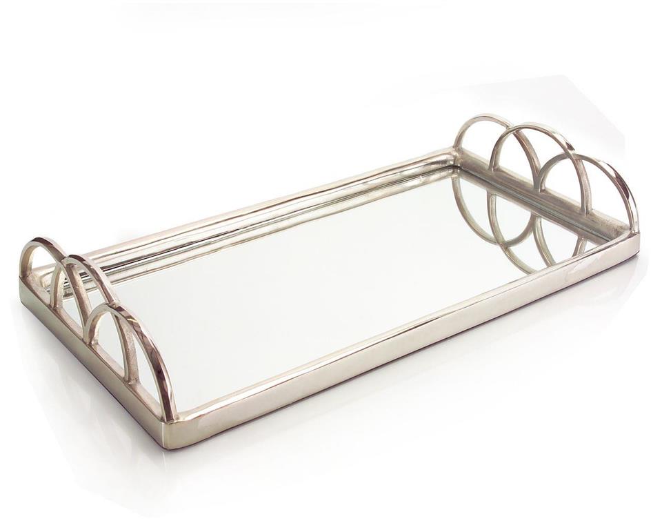 Silver Mirrored Tray