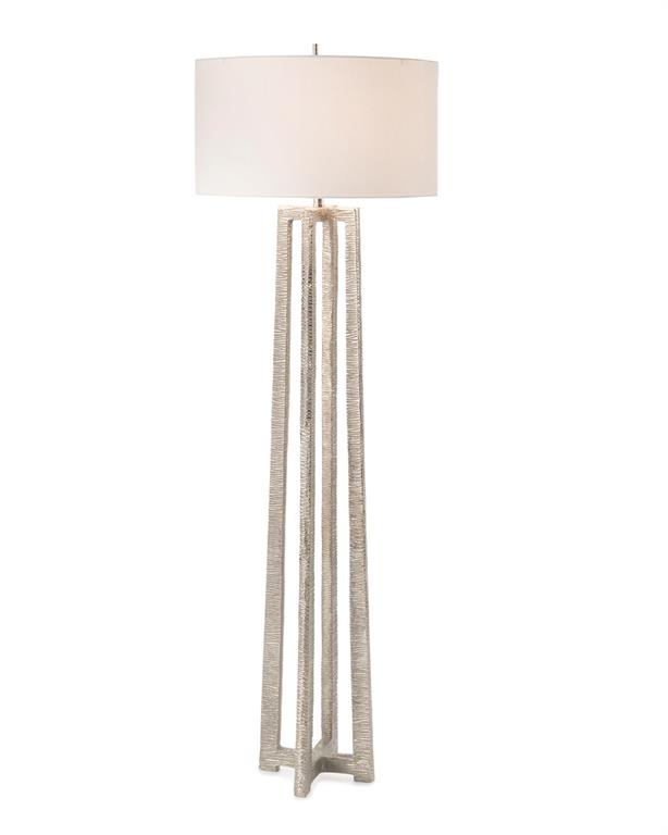 Nickel-Plated Floor Lamp