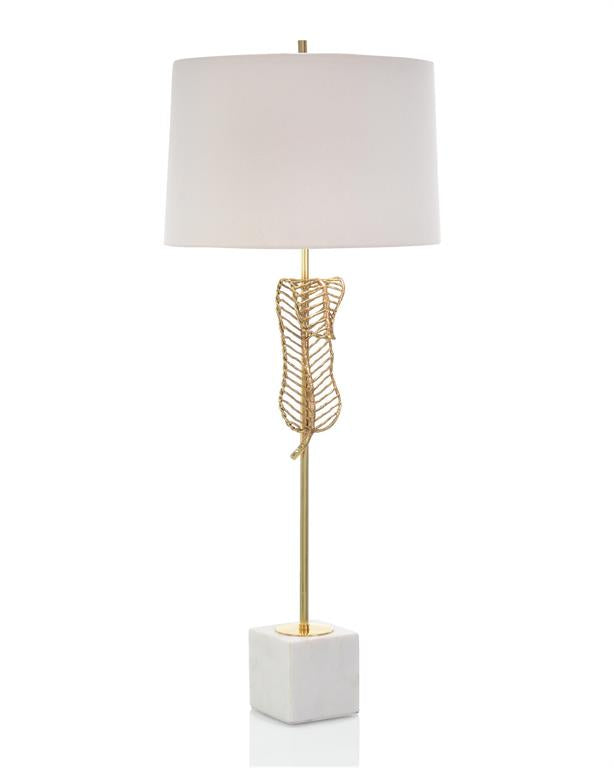 Gold Leaf Table Lamp