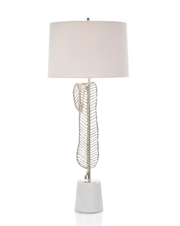 Silver Leaf Table Lamp