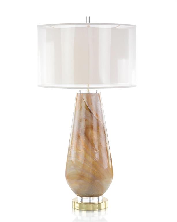 Caramel Marble Table Lamp