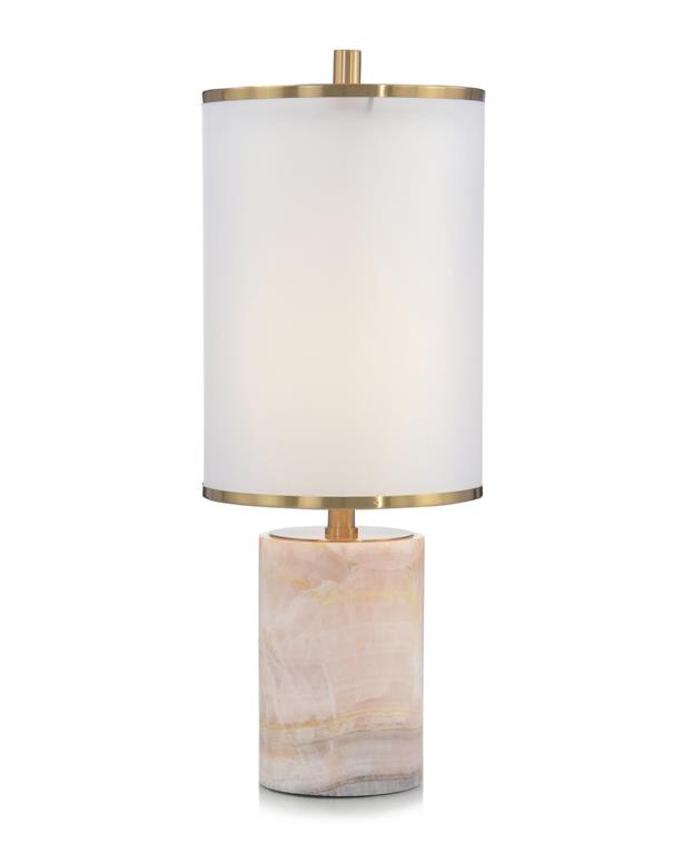 Rosé Stone Table Lamp