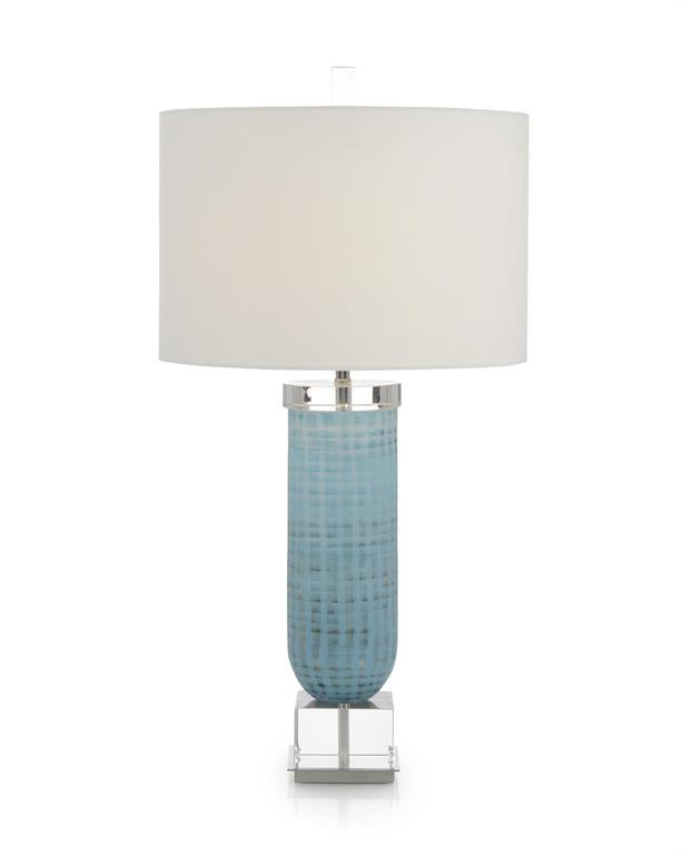 Bluest of Blue Glass Table Lamp