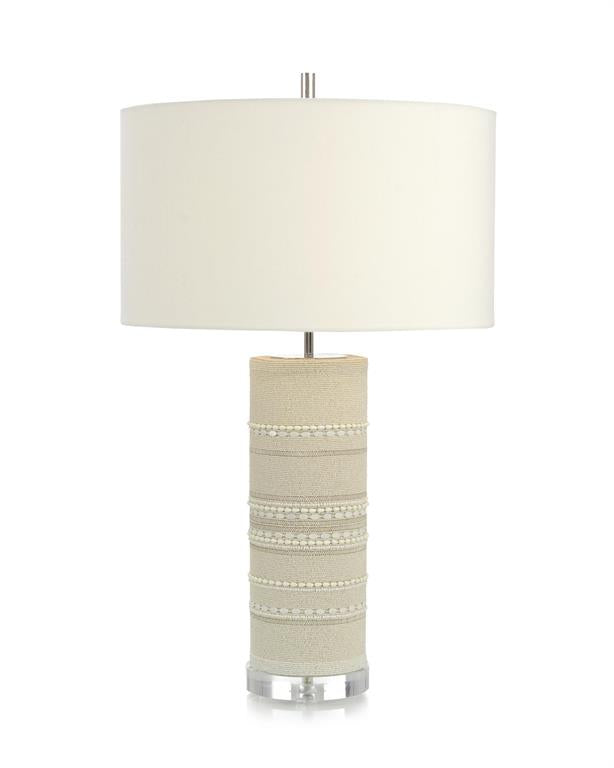 Beaded Column Table Lamp