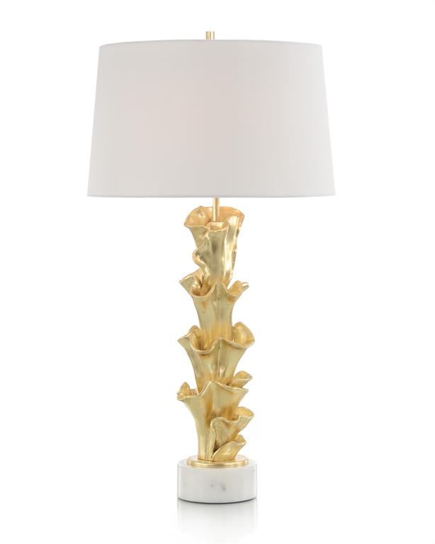 Table Lamp in Gold Leaf