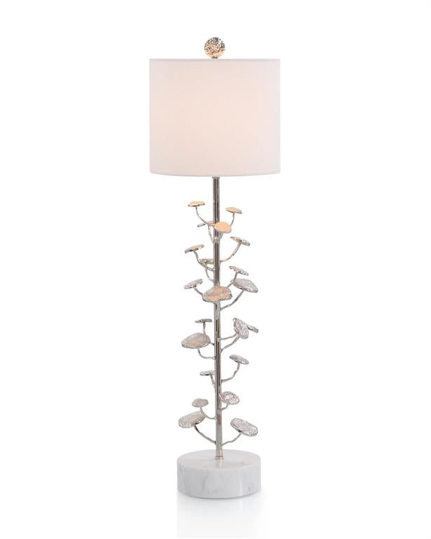 Nickel-Plated Table Lamp