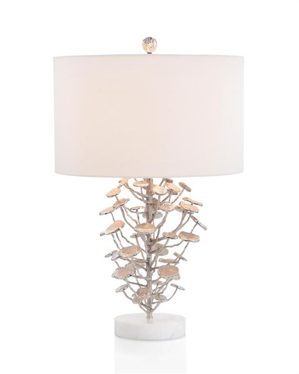 Nickel-Plated Table Lamp