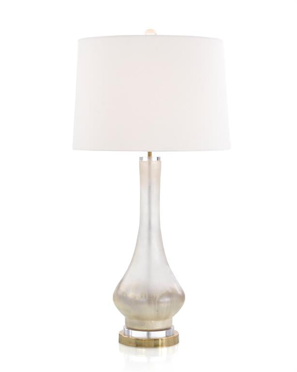 Luminescent White Table Lamp