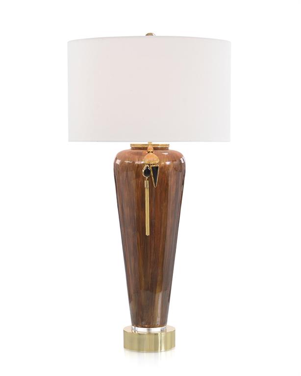 Lagniappe Brown Enamel Table Lamp