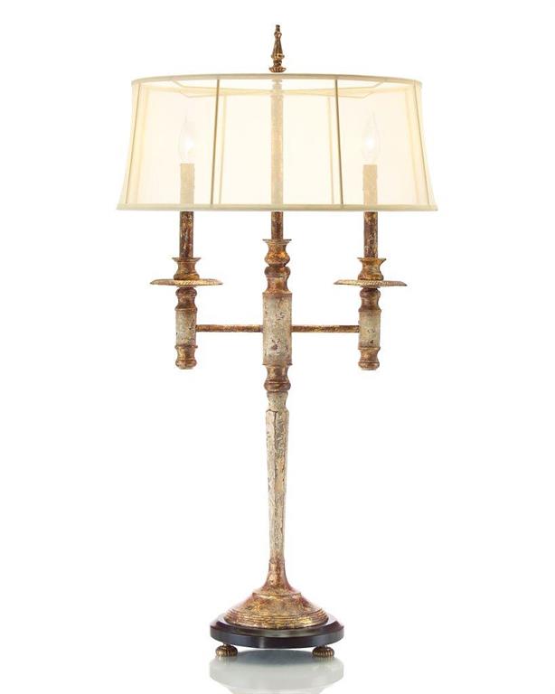 Double-Arm Candelabra Lamp