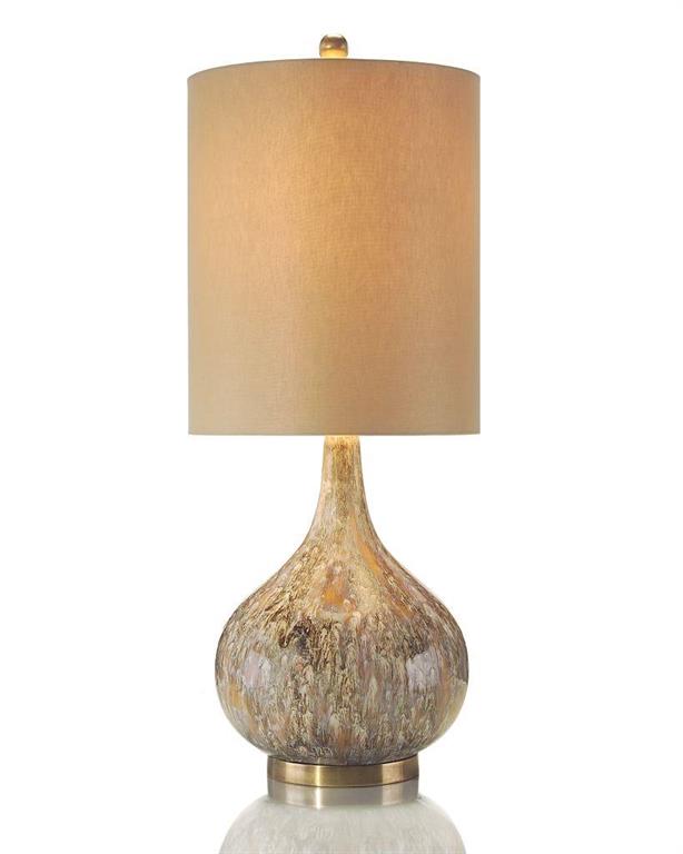 Drip Glaze Squattie Lamp