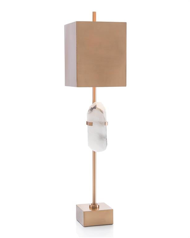 Alabaster Crystal Buffet Lamp