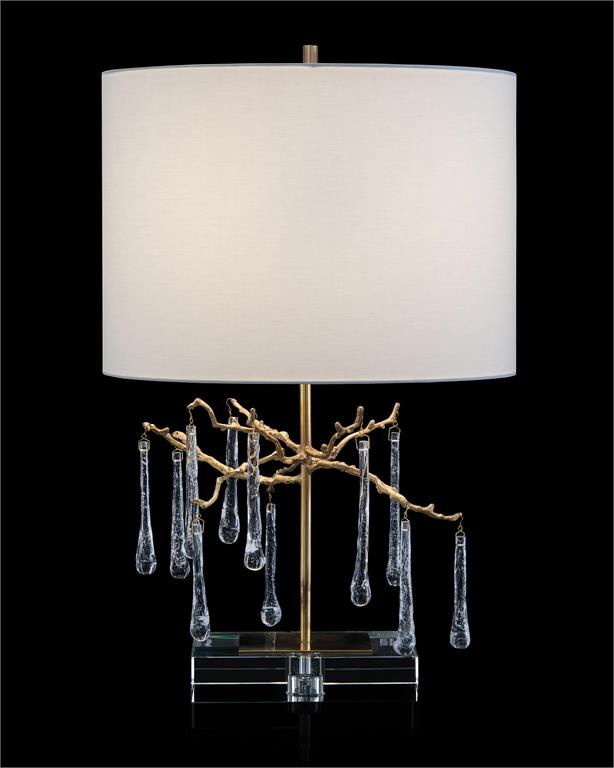 Branched Crystal Table Lamp