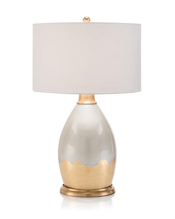 Pearlized Glass Table Lamp