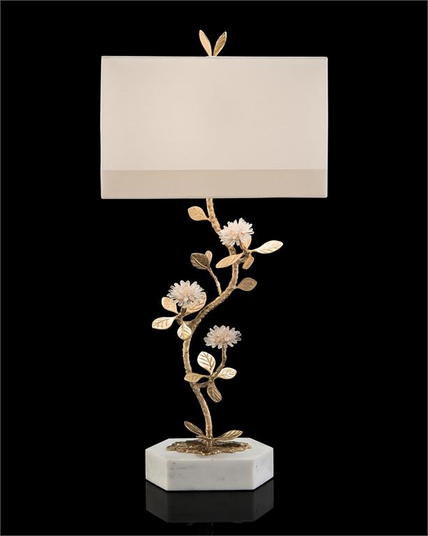 Quartz Flower Table Lamp