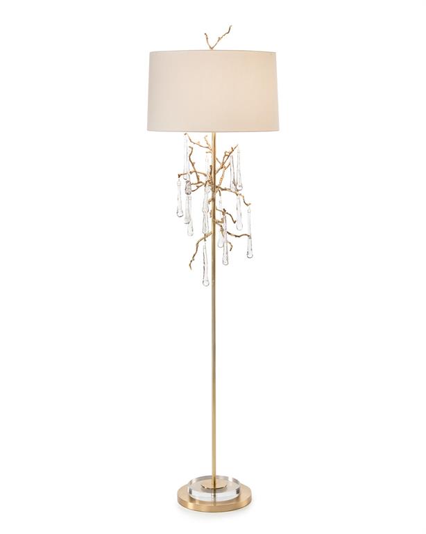 Crystal Drip Floor Lamp