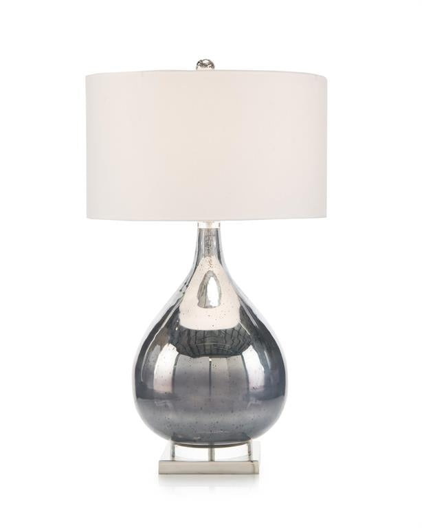 Smoky Blue Table Lamp