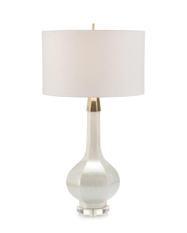 Pearlized Urn Table Lamp