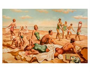 Renaud's Beach Scene I