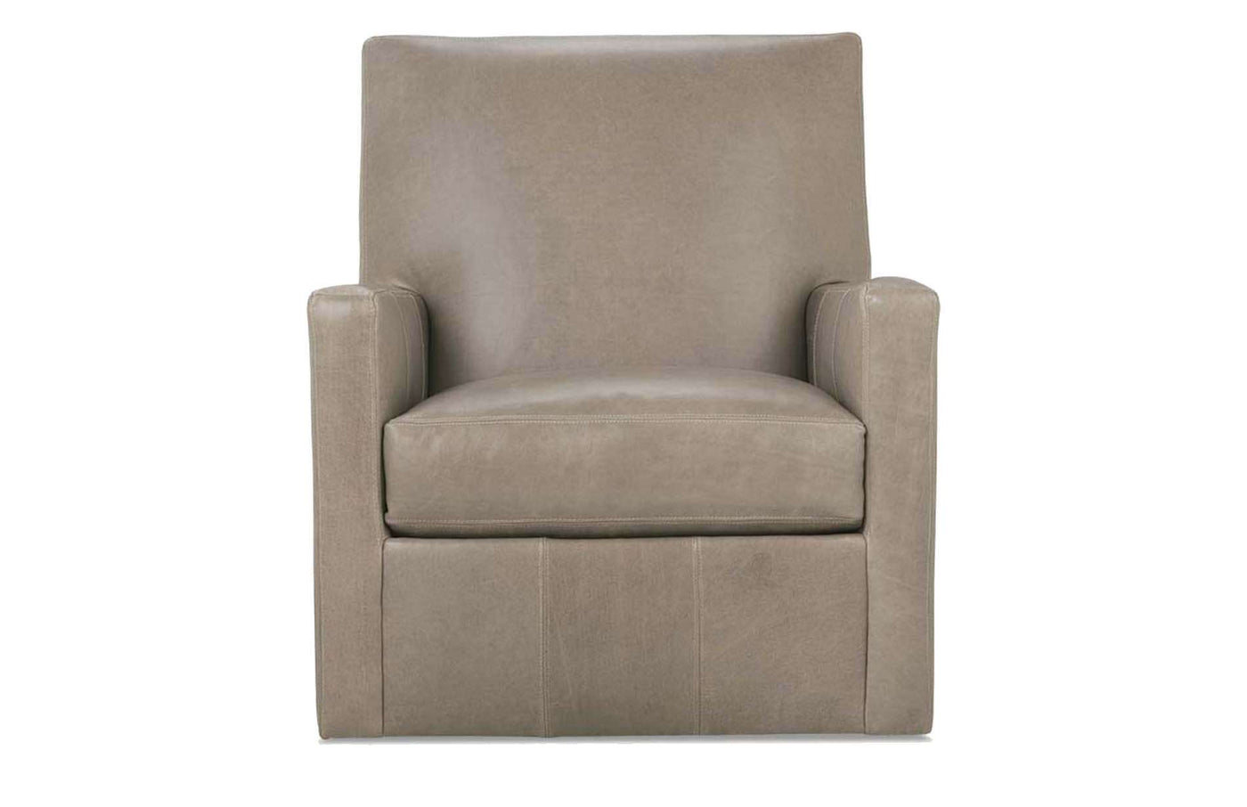 Carlyn Leather Swivel Glider