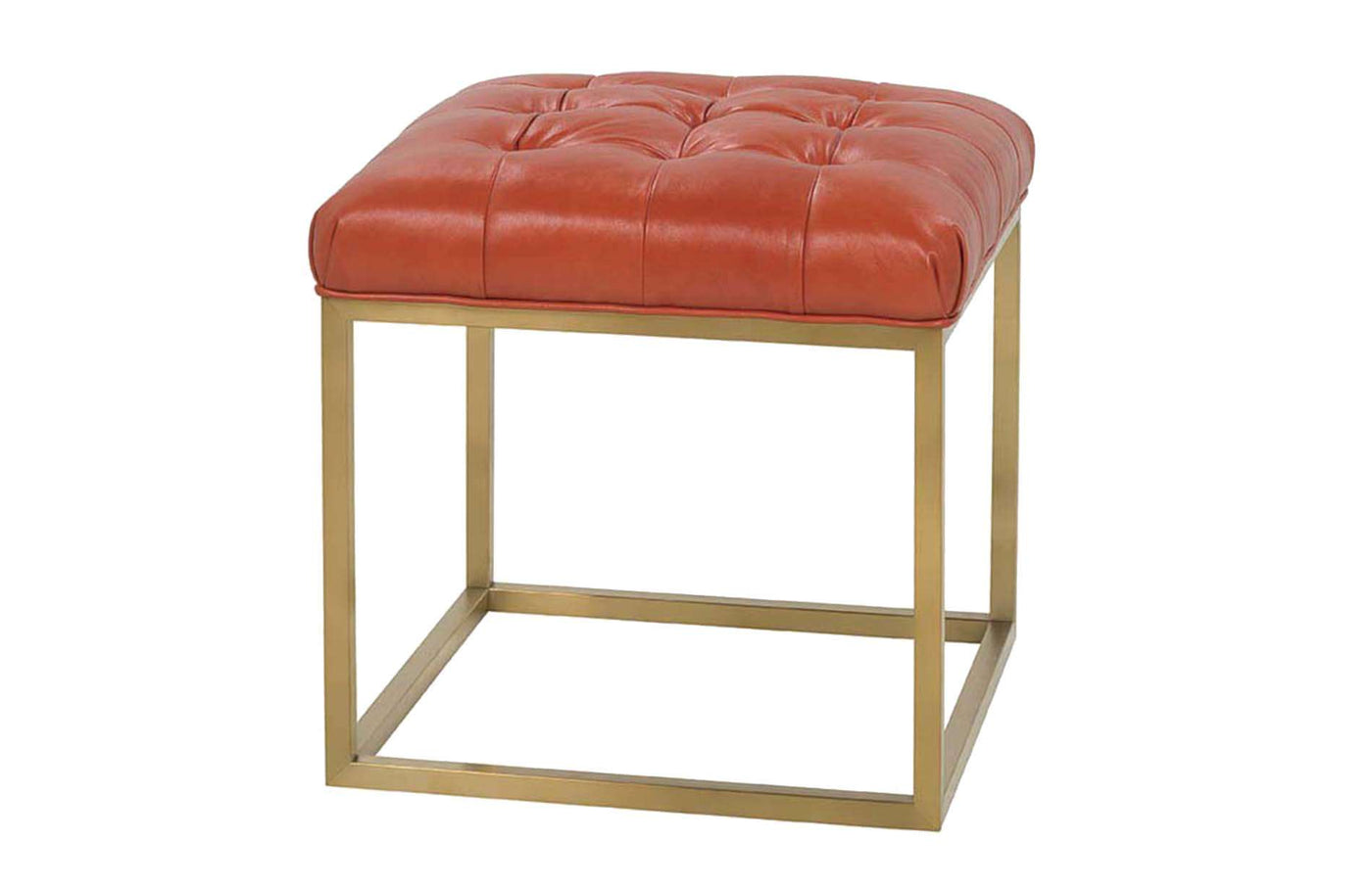 Gillian Leather Ottoman